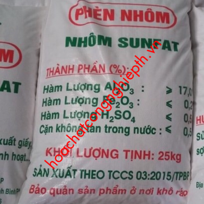 Al2(SO4)3. 14H2O – Phèn Nhôm